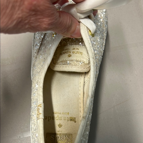 Keds for Kate Spade Silver Glitter Sneakers - Picture 13 of 16